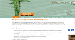 Desktop Screenshot of acupuncturebyshannon.com