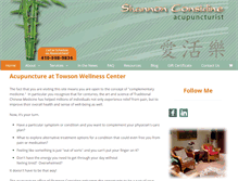 Tablet Screenshot of acupuncturebyshannon.com